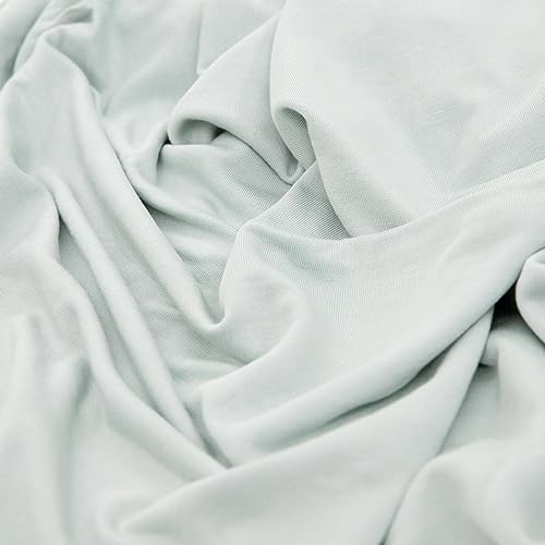 Image of Little Unicorn Premium Stretch Knit Swaddle Blanket | Super Soft with Optimal Stretch & Breathability for swaddling (Frost Green)