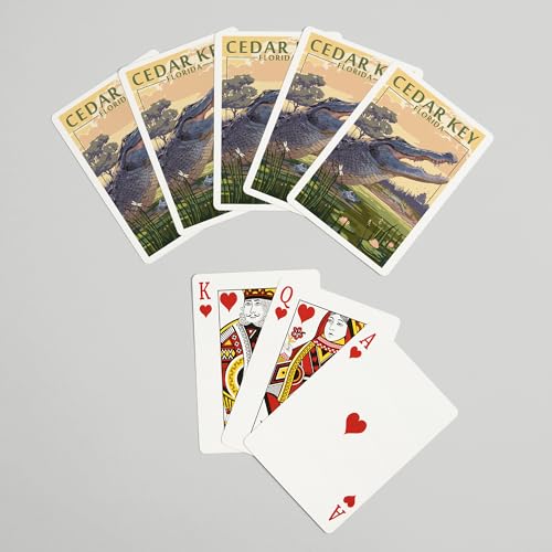Baraja de cartas Poker Cedar Key Florida 52 cartas miniatura 7