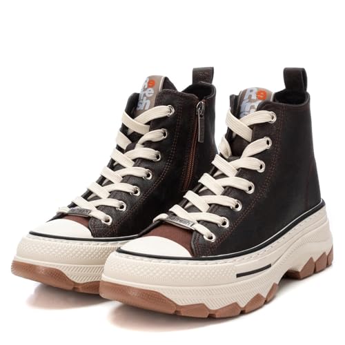 Refresh Para Mujer. 17231803-BRONCE Zapatillas 172318 Bronce (37), 3 A 5Cm, Cordones, Cremallera, Casual - 6