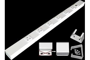 24 Inch Hardwired Electric Plug Mold Outlet Strip Under Cabinet