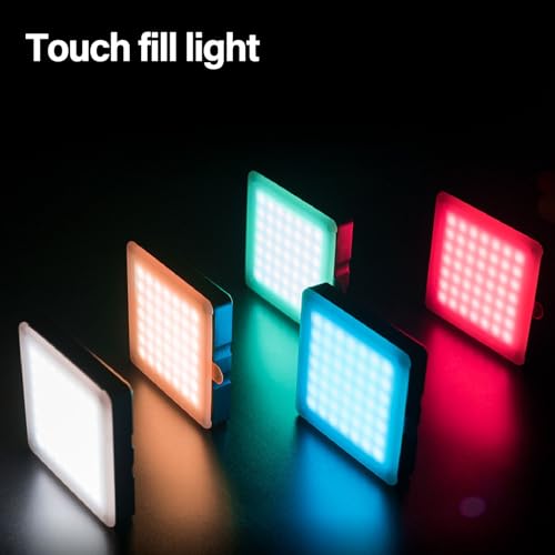 Image of Tbest Small Led Panel Video Light 49 Beads Touch Control