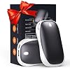 SUPPOU Scaldamani Ricaricabile 10000mAh,Riutilizzabile Scaldamani Elettrico Portatile USB,2 IN 1 Power Bank,Con 40-55°C Riscaldamento 3a Marcia,per Outdoor,Campeggio,Natale Regalo