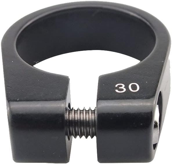 Bike Seatpost Clamp, Bike Seat Post Clamp 30MM 31.8MM 34.9MM Aluminium Alloy Bicycle Seatpost Clamp Super Light Mountain Road Bike Quick Release Seat Post Clamp Seat Clamp(30mm)