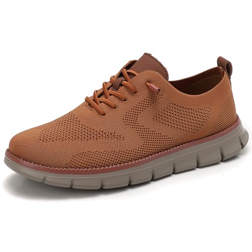 Image of Jeeeun Men's Dress Shoes Casual Knit Sneakers Lightweight Comfortable