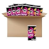 Pringles Scorchin', Potato Crisps Chips, BBQ, Fiery Spicy Snacks, 30oz Case (12 Count)