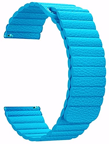ProLook Watch Band Magnetic Leather Strap Compatible with Honor Magic Watch 2 (46mm) Replacement Watchband Straps | Sky Blue (B09Q85H198) Amazon Price History, Amazon Price Tracker