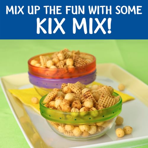 Image of Kix Whole Grain Breakfast Cereal, Corn Cereal Puffs, 12 oz | Crispy Corn Puffs, Good Source of Calcium, 12 Vitamins & Minerals, No Artificial Colors or Flavors