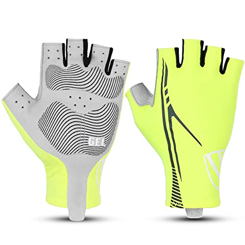 Gants de conduite en tissu Lycra respirant avec grip antidérapant intégré