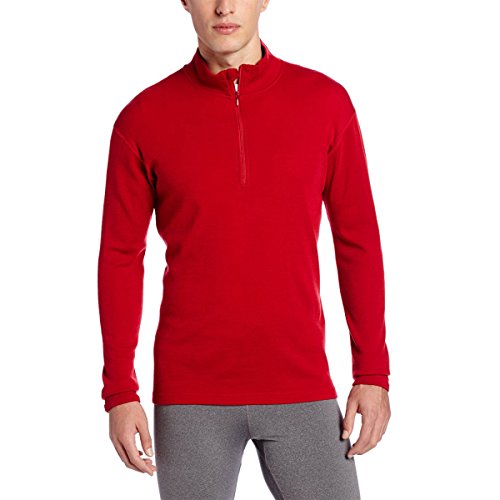 100% Merino Wool - Men’s Midweight Quarter Zip - Warm Pullover - Midlayer