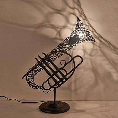Lampe de bureau industrielle saxophone pour salon et café rétro - 5
