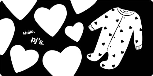 Hello, Bedtime: A Perfect High-Contrast Black-and-White Board Book for a Baby Shower Gift to Newborns and Babies