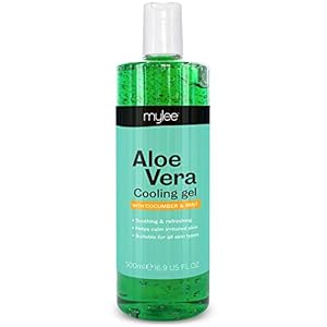 Mylee Pure aloë vera kalmerende gel, voor nazorg na waxen, ontharing, wax huidbehandeling, After-Sun 500ml