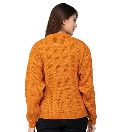 Image of Jai Geeta Hosiery Mills Launches Designer and Knitted Pullover Women Sweater These can be paired with Jeans and Legging in Winter Season Trendy Fashionable Solid