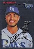 2023 TOPPS CHROME PLATINUM ANNIVERSARY #121 TAJ BRADLEY RC RAYS BASEBALL OFFICIAL TRADING CARD OF MLB