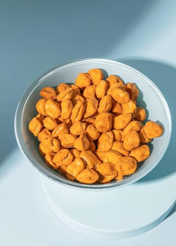 KoRo - Erdnüsse mit BBQ-Gewürz 500 g - Snack mit knusprigem Teigmantel