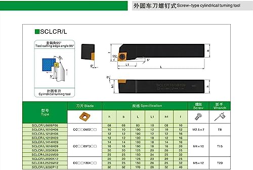 Portaherramientas de torno SCLCR/SCLCL CNC SCLCL2525M09 miniatura 6