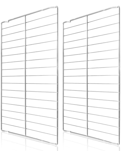 2 Pack WB48T10011 Oven Rack Fit for Range GE KenMore Oven, 24" x 17.7" Range Oven Stove Wire Rack Replace 261083 AP2031155 EAP249581 PS249581 1550790 AH249581
