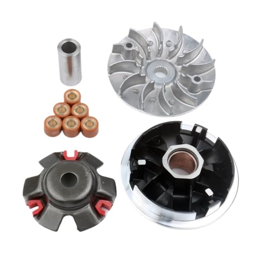 Kit variateur scooter résout perte vitesse AR 125 galets 12g et poulie