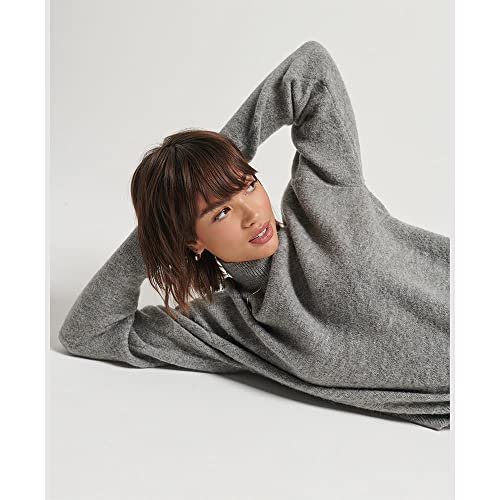 Superdry Para Mujer. W6110419A Jersey De Cuello Redondo Vintage Essential Gris (L), Casual, AcríLico - 5