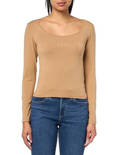 BOSS Men's Long Sleeve Scoop Neck Shirt