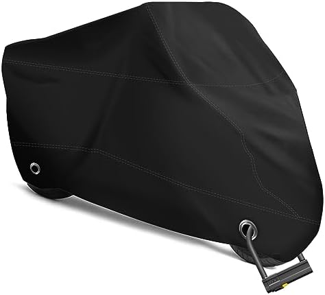 Motorcycle Cover Waterproof Heavy Duty For Winter Outside Storage XXL Snow Rain - Foto 4