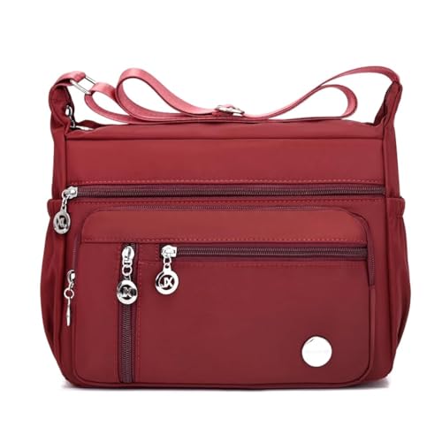 Image of COOLOME Purses for Women CrossBody Bag Waterproof Tote Shoulder Handbag Multiple Pockets Nylon Messenger Bag Fashion Tote Bag