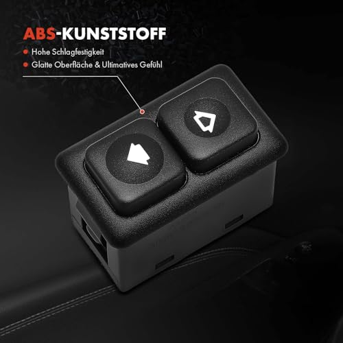 Frankberg 4x Fensterheberschalter Steuerschalter Hinten Vorne 5-Polig Kompatibel mit 3er (Cabriolet/Touring) E30 3er E36 5er E28 6er E24 Replace# 61311381205