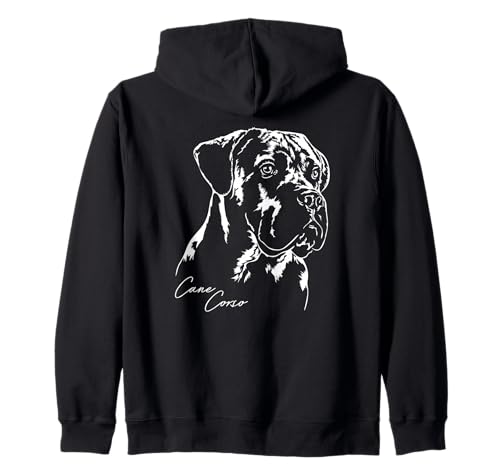 Cane Corso Hund Hunde Hundeportrait Wilsigns Kapuzenjacke