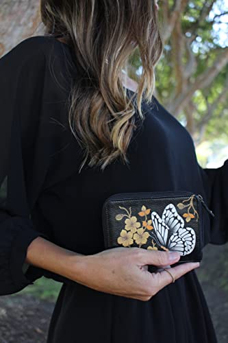 Anna by Anuschka Women's Hand-Painted Genuine Leather Organizer Wallet4