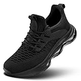 Mevlzz Men's Air Cushion Running Shoes Walking Jogging Fitness Gym Fashion Sneakers Lace Up Casual Comfortable Tennis Sport Athletic Trainers