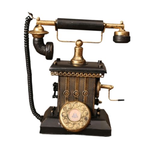 Modelo de teléfono clásico de resina: el adorno antiguo ideal para regalar a coleccionistas 4