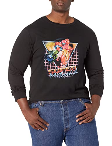 Nintendo T-Shirt Homme en coton col rond coupe regular