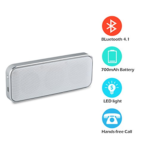 AEC BT202 Altavoz inalámbrico Bluetooth Altavoz portátil Mini Outdoor St estéreo con micrófono para Llamada Manos Libres con Intelligent Voz Prompt Indicador LED