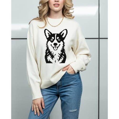 Crewneck Sweater Dog Lover Custom Dog Sweater Pullover Casual Cute Pet Graphic Gift Women Men Birthday Christmas4