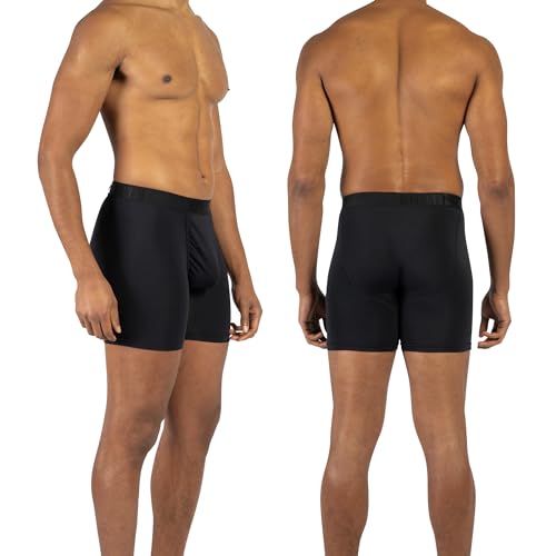 BN3TH Men's Classic Icon 3-D Pouch Boxer Briefs, Anti-Chafing, No-Roll Waistband, Lightweight Athletic Underwear, 6.5" Inseam2