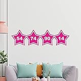 Türtattoo selbstklebend: Konturgeschnittene Folie ohne Hintergrund - perfekt für Türen, Fenster oder Möbel - moderne Wandgestaltung ohne Bohren oder Malen.