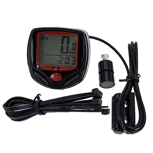 ifundom 2 Sets Portable Rainproof Bike Speedometer with Backlight LCD Display Easy Installation Odometer for Cycling Supplies Accurate Measurement for Bicyclists and Fitness Enthusiasts