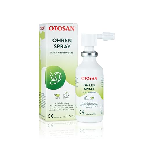 OTOSAN Ohrenspray 50 ml natürliche und wirksame Ohrenhygiene auf Salzwasser-Basis - Medizinprodukt...