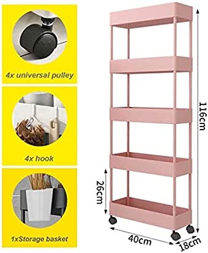 Organizador De Armazenamento Móvel Prateleiras/torre De Armazenamento De Cozinha/prateleiras De Banh