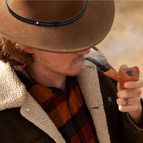 Image of Gamboa Hat Bands for Cowboy and Cowgirl Western Accesories for Men and Women Leather Style Hat Belt Band