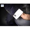 Cuff-Daddy Cricket Bat and Ball Silver Cufflinks with Presentation Box