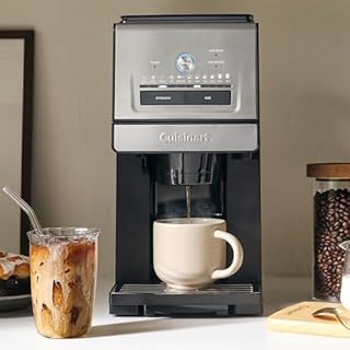 Cuisinart Coffee Maker, Custom Grind and Brew Single Cup Coffee Maker, 6 Cup Sizes, Built-in Stainless Steel Burr Mill, Adjustable Strength, Grind Control and Over Ice Feature, Easy Cleaning, DGB-30