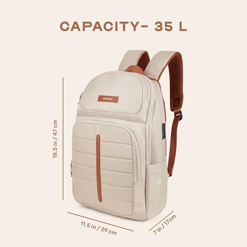 Image of THE ASSEMBLY Odyssey Weekender Laptop Backpack, Premium Polyester with Felt-Lined 15.6 inch Compartment, Adjustable Straps, Water-Resistant Black & Odyssey Sling Bag