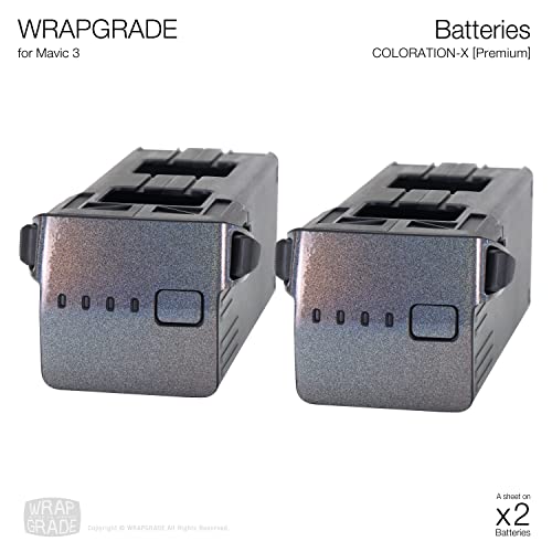 Image of WRAPGRADE Partial Skin Stickers for DJI Mavic 3 Pro Accent Color (Coloration-X)
