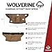WOLVERINE Guardian Cotton Waist Apron with Reinforced Pockets, Adjustable Belt & Large Utility Pockets, Black, One Size