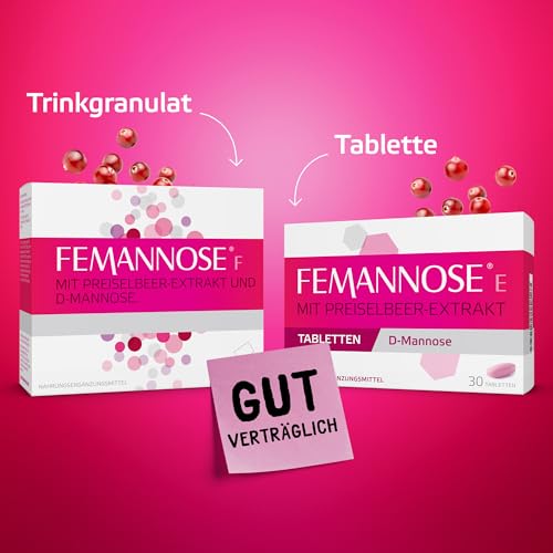 FEMANNOSE® F | D-Mannose & Preiselbeer-Extrakt | Trinkgranulat | 30 Sachets – Ansicht 6