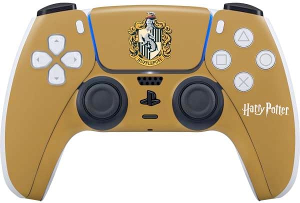 Skinit Decal Gaming Skin Compatible with PS5 Controller - Officially Licensed Wizarding World Harry Potter Slytherin House Crest Design