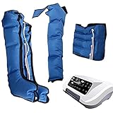 SXFYGYQ Masajeador De Compresión De Aire Presoterapia Pierna Brazo Cintura Masajeador Circulación Presión Deslizante Dispositivo De Masaje Presión Y Tiempo Fácil De Configurar