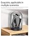 LKTOP Mini 5 Pro/4 Pro/3 Pro/3 Drone Display Stand for DJI Mini 5/4/3 Series Accessories, Glass Holder Base Dome Dustproof Cover for Storage/Collection/Gift/Home Decoration, No Charging Function (Gray)