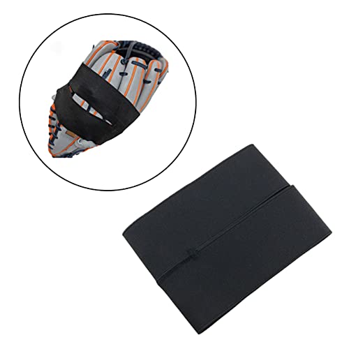 image for WHYHKJ Black Soft Elastic Softball Glove Shaper Baseball Glove Wrap Co